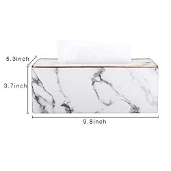 KINGFOM Rectangular PU Leather Tissue Box