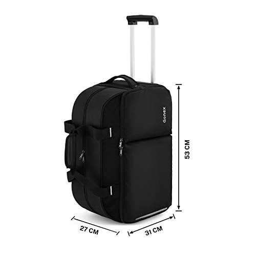 Gonex Rolling Duffle Bag with Wheels, 40L Water Repellent Wheeled