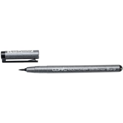 Copic Marker Multiliner Ink Pen Brush, Small, Black