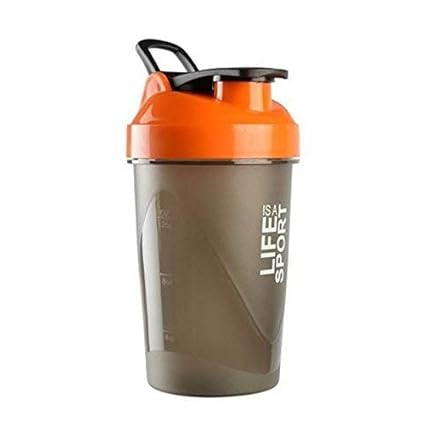 BSPA Plastic Life is A Sport Shaker Bottle/Protein Shaker/Sipper Bottle/Gym and Water Bottle, 500ml