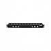 Navepoint 1U Horizontal 19-Inch Rack Mount Cable Management Raceway Duct Panel with Cover Black