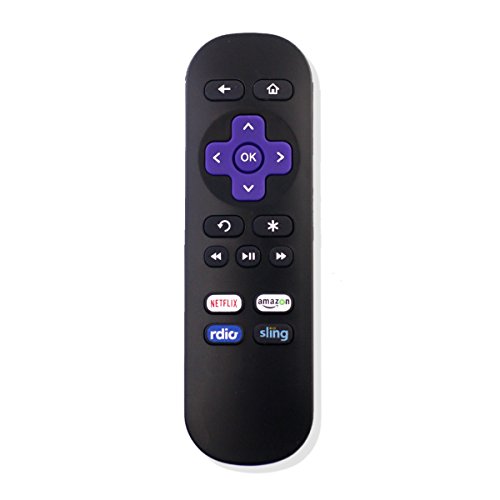 New Remote Control with Netflix,Amazon,Radio and Sling Keys Compatible with ROKU 1 Roku 2 Roku 3 Roku 4 LT HD XD XS XDS,4210x (ROKU4)