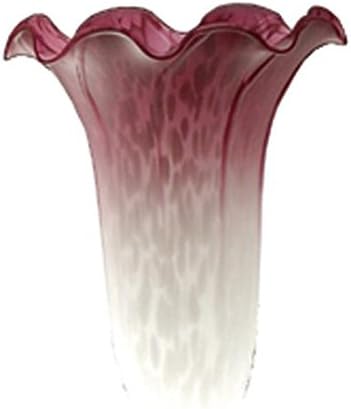 Meyda Tiffany 10159 Lighting, 4" Width x 6" Height, Pink/White