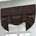 Flamingo P Thermal Door Curtain French Door Curtain Panel - Blackout Drapes for Patio Door/Glass Door Curtain, Full Privacy and Tool Free Single Door Panel, 26 x 68 Inches, Brown