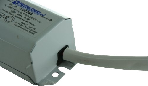 ROBERTSON 3P10041 Individual Fluorescent mBallast, 1 FC6T9 or FC8T9 Circline Lamp, Preheat Start, 120Vac, 60Hz, Normal Ballast Factor, NPF, Model SSN2PWS AM (Replaces Model SSN2PWS /A)