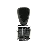 Traditional Rubber Date Stamp, Type Size 1, Black