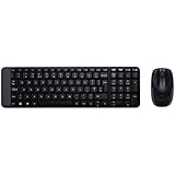 Logitech Wireless Combo MK220 Tastiera e Mouse, Nero