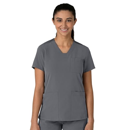 Wink Scrubs for Women, Nova, Flex-n-Reach V-Neck Top, with 3 Pockets