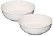 Ceramic Pho Soup Bowl, 8.75 Inch 64 Ounce, Set of 2 , White Ivory