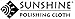 Sunshine Polishing Cloths, Bulk Pack, for Silver, Gold, Brass and Copper Jewelry (5 Pack)