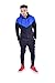 Mens Full Zip Up Contrast Cord Brushed Fleece Tracksuit Hoodie Jogging Joggers Gym Suit