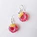 Lovely Donut Cake Dangle Earrings Acrylic Food Imitate Jewelry Donut Earrings for Women-4 Pairs Donut