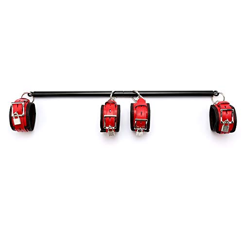 exreizst Spreader Bar with 4 Leather Adjustable Straps Set - Thumbnail 6