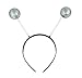 Martian Alien Headband Antenna Boppers- Costume Party Accesories (2 Pack Red and Silver ) by EnjoyTheLife