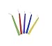 Ner Mitzvah Chanukah Candles Colorful - 44 Ct, 2 Pack