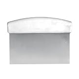 Excellante Dough Scrape Spatulas, Plastic Handle, 6