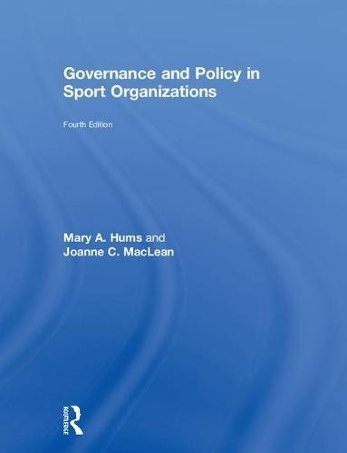 Governance+Policy In Sport Organiz.