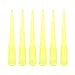Eowpower 1000 Pieces Clear Yellow 200 ul Laboratory Lab Plastic Liquid Pipette Pipettor Tips