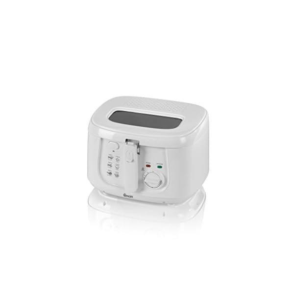 Swan-SD6080N-25-Litre-Deep-Fat-Fryer-with-Viewing-Window-Easy-Clean-Adjustable-temperature-control-1800-W-White Swan SD6080N 2.5 Litre Deep Fat Fryer with Viewing Window, Easy Clean, Adjustable temperature control, 1800 W, White