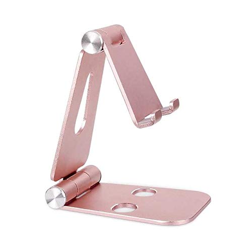 iMagitek Multi-Angle Portable Stand Compatible with iPad Pro/iPad Pro 9.7, iPad Air, iPad Mini, iPhone and Other Smartphones or Tablets (4-10 inch) - Rose Gold