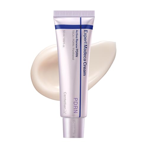 CENTELLIAN 24 Expert Madeca Cream Active Renew PDRN, 50 ml- Hidratante facial reafirmante, elástico, calmante e hidratante para todo tipo de piel