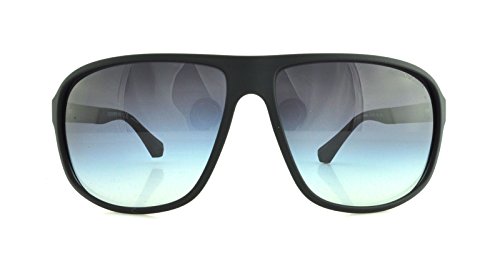 Armani EA4029 Sunglasses 50638G-64 - Black Rubber Frame, Grey Gradient