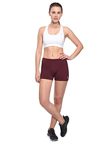 image for BALEAF Women's 3 Inches Active Sports Compression Volleyball Shorts Wo