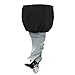 COCO Yacht Boat Engine Outboard Motor Cover Up to 50-115 Horsepower-Trailerable Heavy Duty Water, Mildew, and UV Resistant with Thick Polyester Fabric (Black, 50-115)