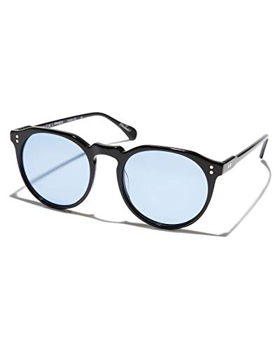 Raen Men's Remmy 52 Sunglasses, Black/Blue, One Size
