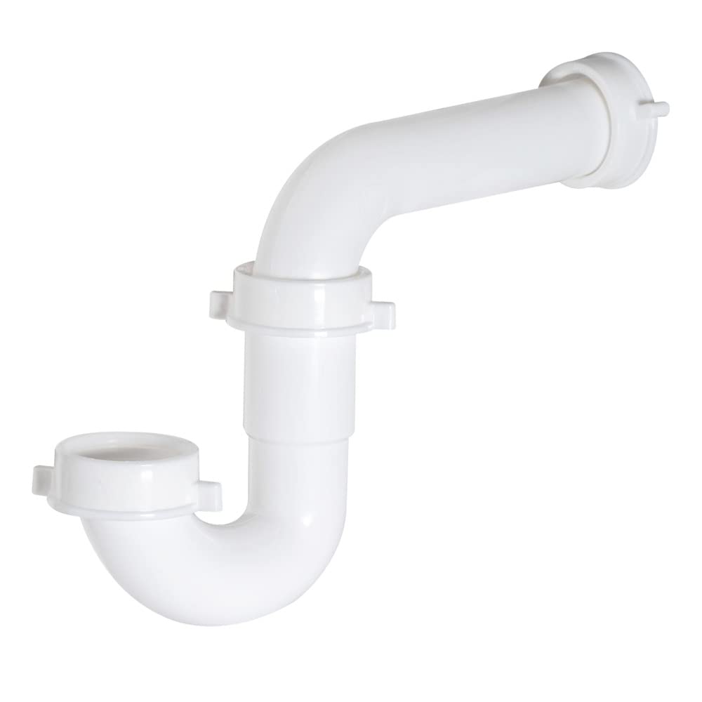 EZ-FLO 1-1/2 Inch P-Trap with Adapter for Tubular