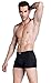 wirarpa Men's Underwear Cotton Stretch Boxer Brief Short Leg Comfort Waistband Underpants 4 Pack Medium