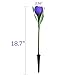 Garden Lamps,YIFAN Set of 4 Solar Power LED Tulip Flower Landscape Light Lamp for Outdoor Yard Garden Path Way Lawn - Purple