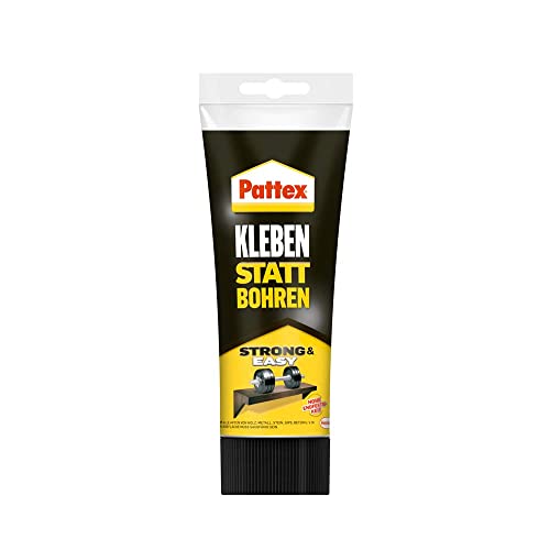Pattex Montagekleber Kleben statt Bohren, starker Kraftkleber für sofortigen Halt, universell einsetzbarer Baukleber mit hoher Endfestigkeit, 1 x 250 g thumbnail 1