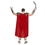 Brave Men’s Roman Gladiator Costume Set for Halloween Audacious Dress Up Party (Stardard)