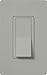 Lutron Claro On/Off Switch, 15-Amp, Single-Pole, CA-1PS-GR, Gray