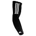 adidas Unisex Compression Arm Sleeve, Black/White, S/M