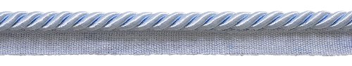 DÉCOPRO 10 Yard Value Pack of Medium Light Blue 5/16 inch Basic Trim Lip Cord, Style# 0516SPK Color: Arctic Blue - N14 (30 Ft / 9.1 Meters)