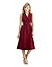 Simple Retro Women's 1950s Vintage V-neck Bridesmaid Party Dress