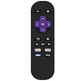 Gvirtue Replacement Remote Control for Roku 1, Roku 2(HD, XD, XS), Roku 3, Roku LT, HD, XD, XDS, Roku N1, Roku Express, Roku Express+ (4 Buttons)