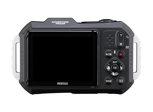 PENTAX WG-1000 Gray Waterproof Digital Compact Camera, Designed for Casual Outdoor and Underwater Photography, Waterproof to a Depth of 15 Meters, for up to one Hour of Continuous Operation