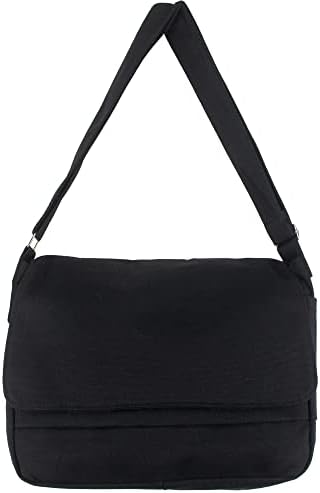 Amazon.com: GRPKSSIB Unisex Messenger Bag Canvas Shoulder Bag