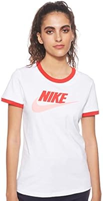 red and white nike shirt women's