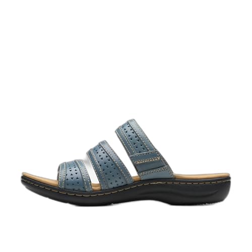 Clarks Collection Women's Laurieann Dove Sandal, Blue Grey, 12 M US