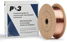 .030" ER70S-6 Radnor P/3 S-25 Carbon Steel MIG Wire 33 lb 11.75" Spool