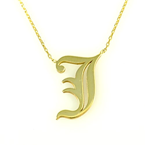 Gold Plated Sterling Silver Old English 