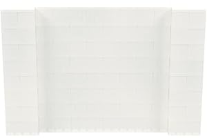 EverBlock 6' x 4' Wall Kit | Modular Building Blocks | Wall System for Building, Display & Structures | Room Divider & Partition | Easy to Connect & Reuse | Indoor & Outdoor Use | Translucent