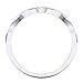 Dazzlingrock Collection 0.12 Carat (ctw) 14K Gold Round Cut Diamond Ladies Anniversary Wedding Stackable Band Guard Ring