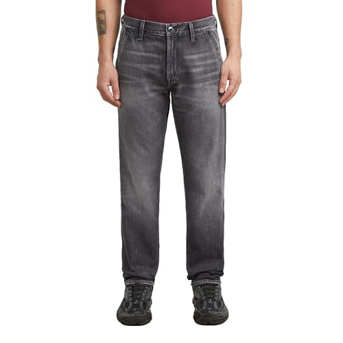 G-STAR Mens Morry Tapered Chino, Grey (faded scoria grey D26400-D537-H147), 33W / 30L