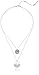 Kenneth Cole New York Two-Row Worn Hammered Circle Pendant Necklace, 16