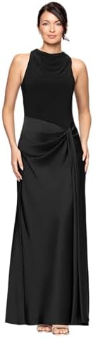 dress the population jordan plunge neck gown Jordan Gown